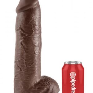 Pipedream Products Dildos King C*ck 12 Inch C*ck With Balls Brown