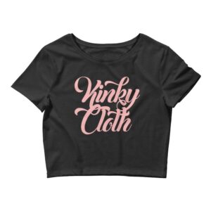 Kinky Cloth Black / XS/SM Kinky Cloth Peach Cropped Top