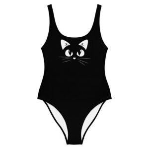 Kinky Cloth XS Kitten Face One-Piece Swimsuit