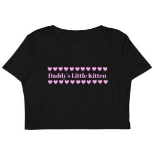 Kinky Cloth XS Kitten Pink Trans Organic Crop Top