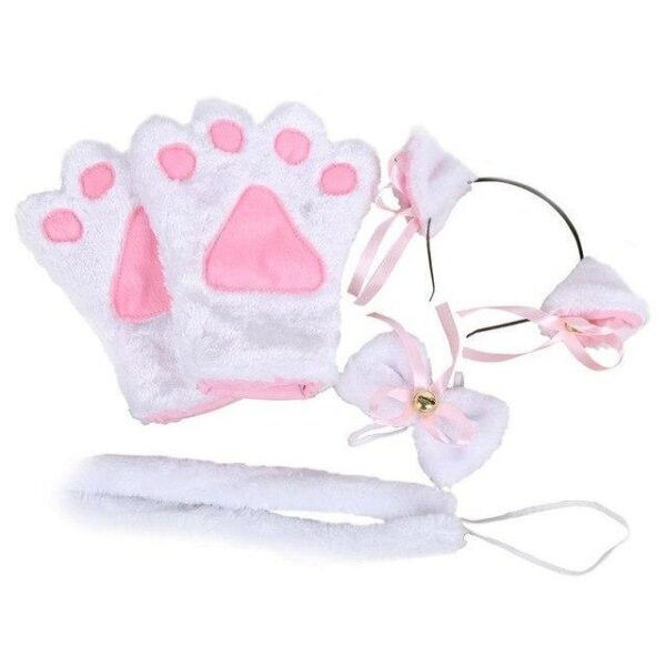 Kinky Cloth White Kittens Play Set