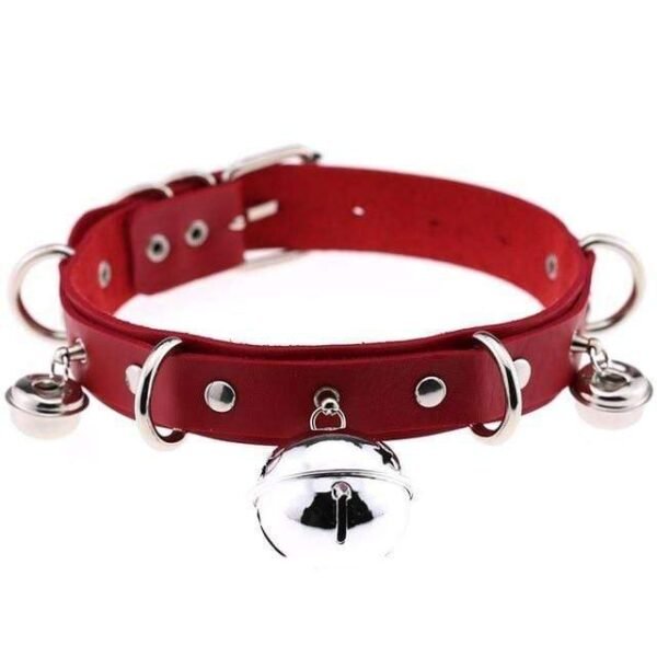 Kinky Cloth Necklace Kitty Bell Collar