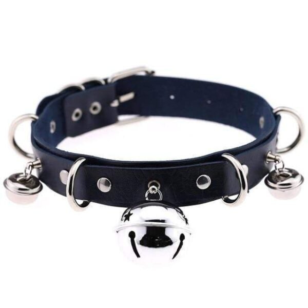 Kinky Cloth Necklace Kitty Bell Collar