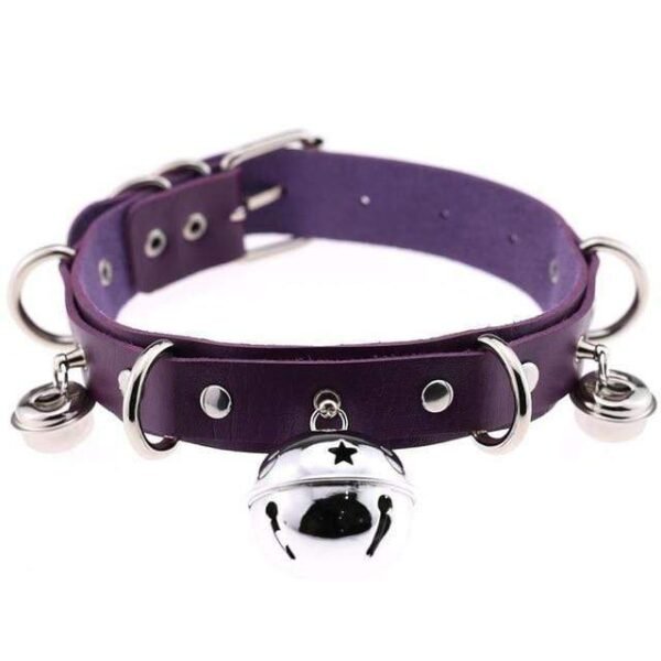 Kinky Cloth Necklace Kitty Bell Collar