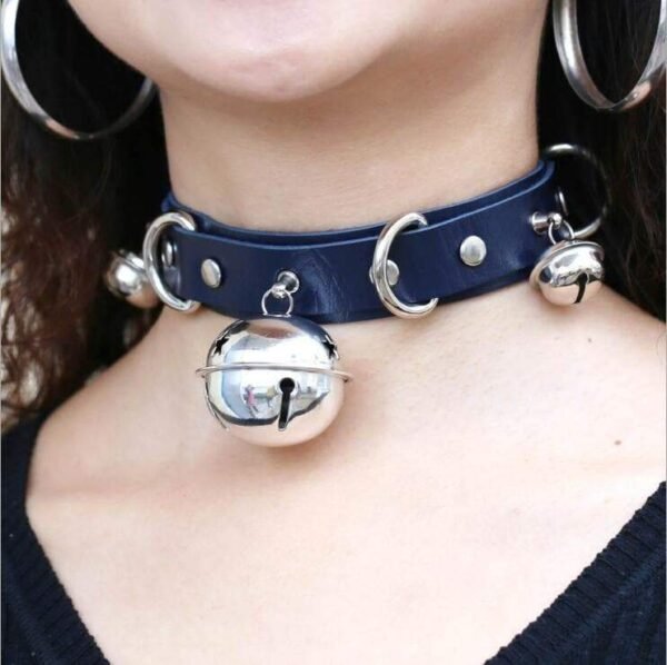 Kinky Cloth Necklace Kitty Bell Collar