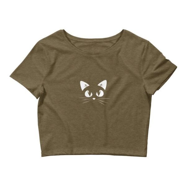 Kinky Cloth Heather Olive / XS/SM Kitty  Cropped Top