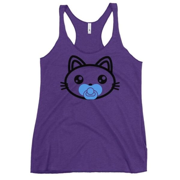 Kinky Cloth Purple Rush / XS Kitty Paci Blue Tank Top