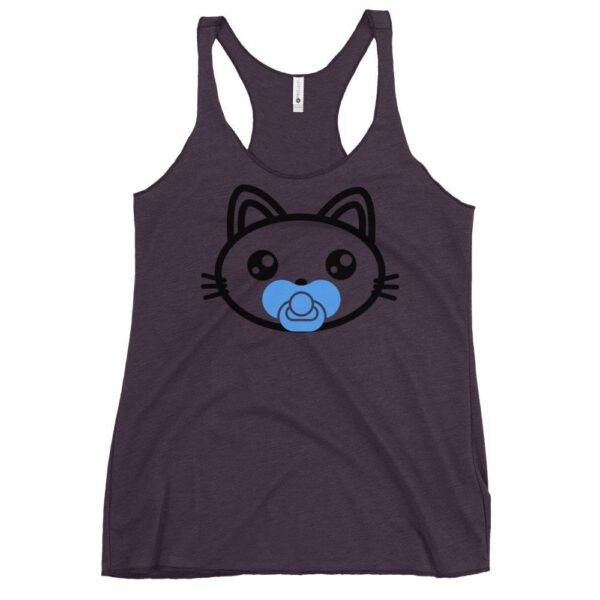 Kinky Cloth Vintage Purple / XS Kitty Paci Blue Tank Top