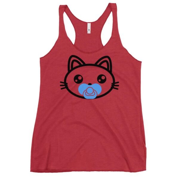 Kinky Cloth Vintage Red / XS Kitty Paci Blue Tank Top