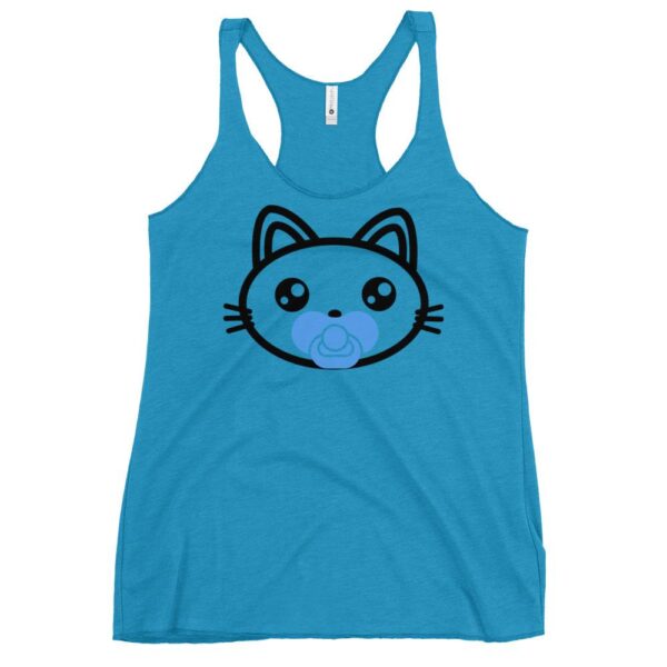 Kinky Cloth Vintage Turquoise / XS Kitty Paci Blue Tank Top