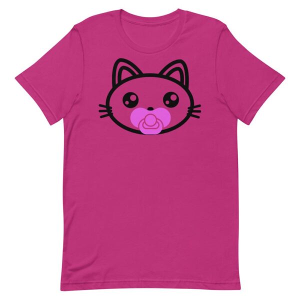 Kinky Cloth Berry / S Kitty Paci Pink T-Shirt