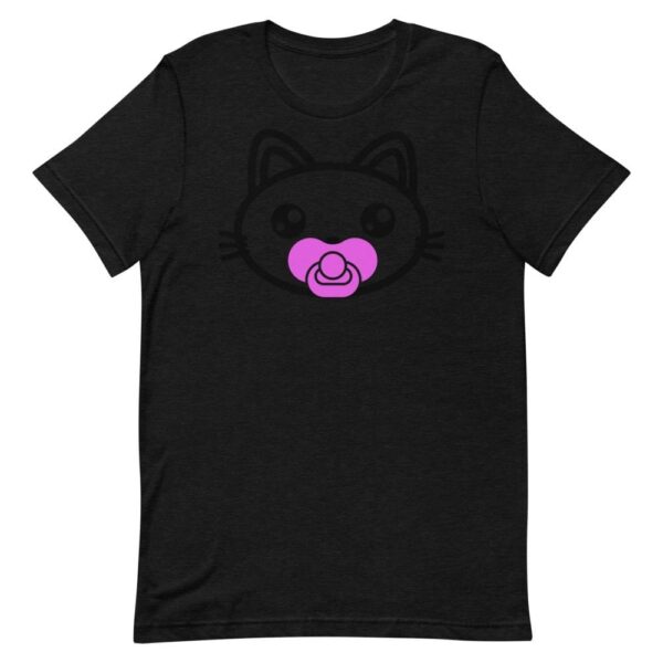 Kinky Cloth Black Heather / XS Kitty Paci Pink T-Shirt