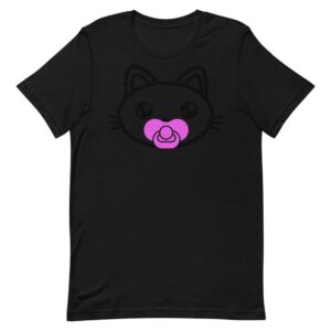 Kinky Cloth Black / XS Kitty Paci Pink T-Shirt