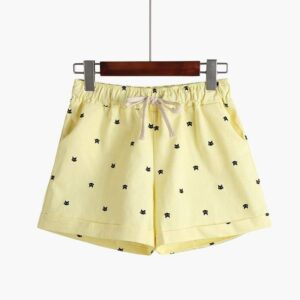 Kitty Print Pastel Shorts | Buy Online | Kinky Cloth