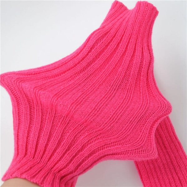 Kinky Cloth Knitted Fingerless Arm Warmers