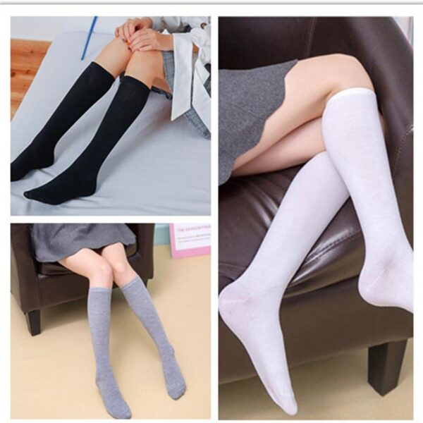 Korean Long Striped Cotton Socks | Buy Online | Kinky Cloth