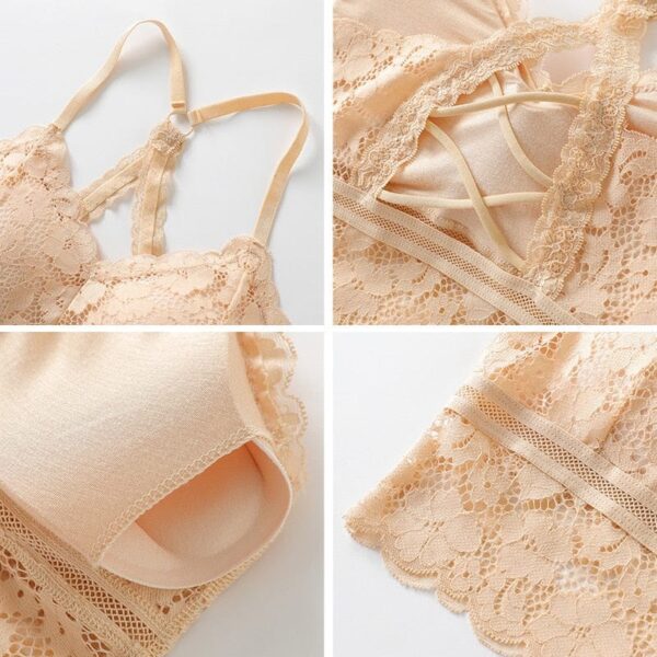 Kinky Cloth Lace Hollow Out Bralette