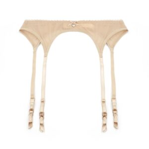 Kinky Cloth Lingerie Beige / L Lace Suspender Garter Belt