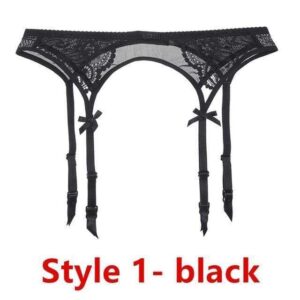 Kinky Cloth Lingerie Lace Suspender Garter Belt