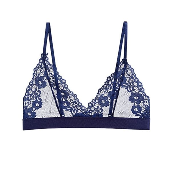 Kinky Cloth Blue / S Lace Ultra Thin Bralette