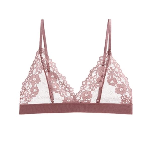 Kinky Cloth Pink / S Lace Ultra Thin Bralette