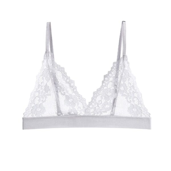 Kinky Cloth White / S Lace Ultra Thin Bralette