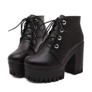 Kinky Cloth 200000998 Lace Up Platform Ankle Boots