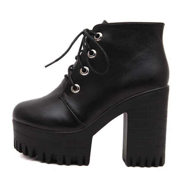 Kinky Cloth 200000998 Lace Up Platform Ankle Boots