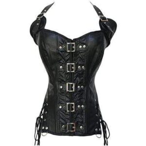 Kinky Cloth 200001885 Leather Steel Boned Corset