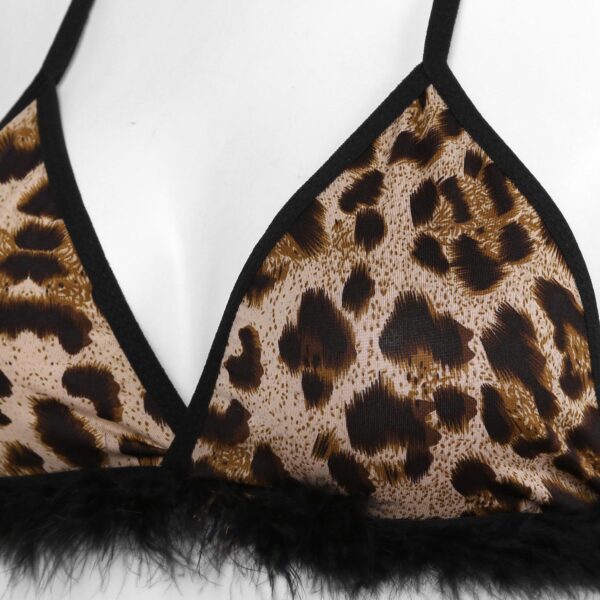 Kinky Cloth 200003986 Leopard Print Lingerie Set