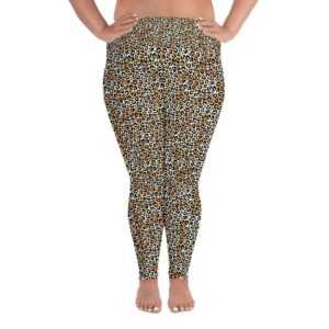 Kinky Cloth 2XL Leopard Print Plus Size Leggings