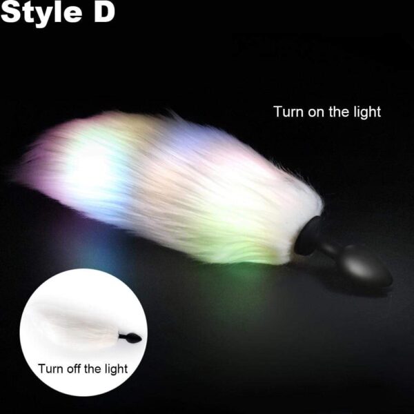 Kinky Cloth Accessories Light Up Tail Plug