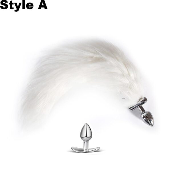 Kinky Cloth Accessories White Style A Light Up Tail Plug