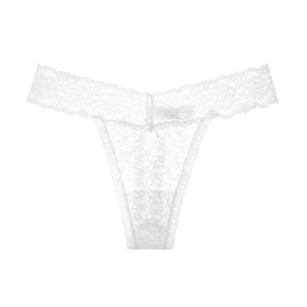 Kinky Cloth White / S / 1pc Lingerie Lace Thong Panties