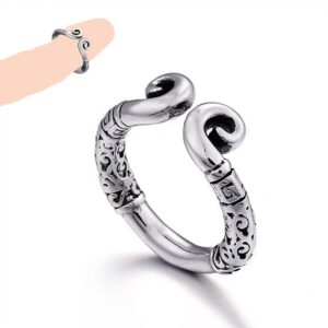 Kinky Cloth Lock Bondage Metal Penis Ring