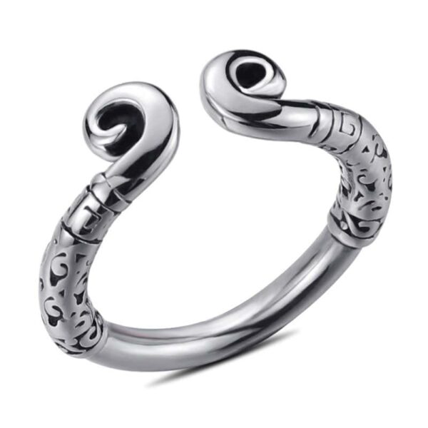 Kinky Cloth Lock Bondage Metal Penis Ring