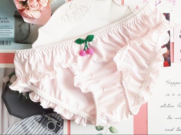 Kinky Cloth 351 Lolita Strawberry Cherry Ruffle Panties