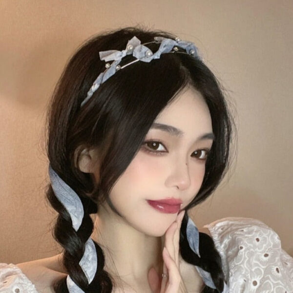 Kinky Cloth Long Ribbon Chiffon Headband