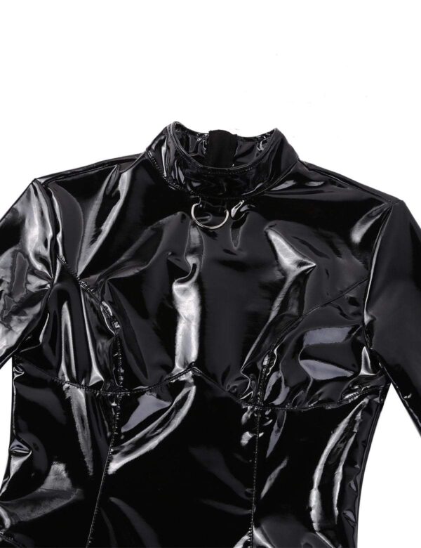 Kinky Cloth Bodysuit Long Sleeve Latex Bodysuit