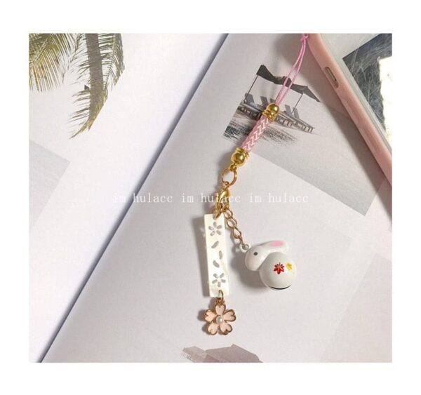 Kinky Cloth Get rich Rabbit Lucky Charm Phone Lanyard