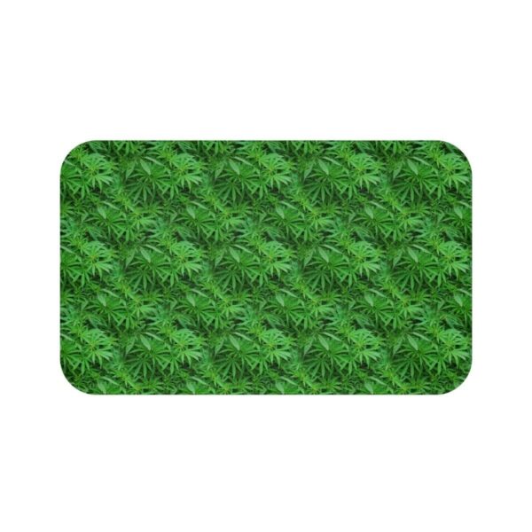 Printify Home Decor Large 34x21 Marijuana Leaf Bath Mat