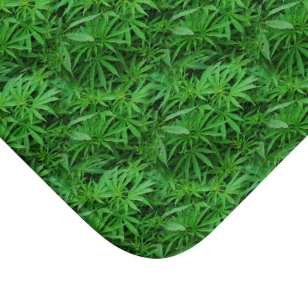 Printify Home Decor Marijuana Leaf Bath Mat