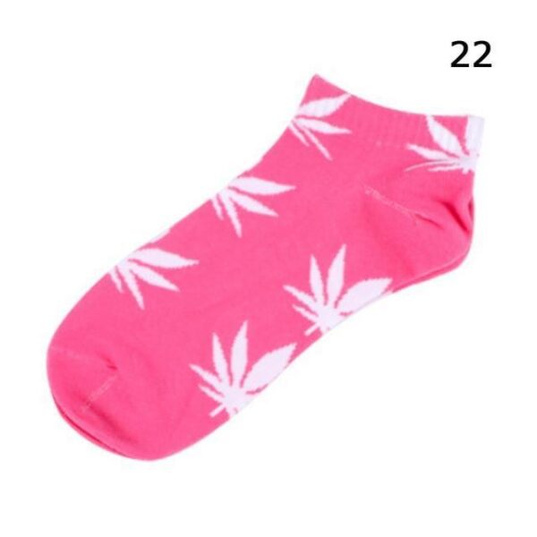 Kinky Cloth Socks Marijuana Leaf Short Socks