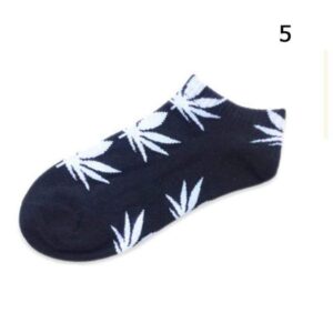 Kinky Cloth Socks Marijuana Leaf Short Socks