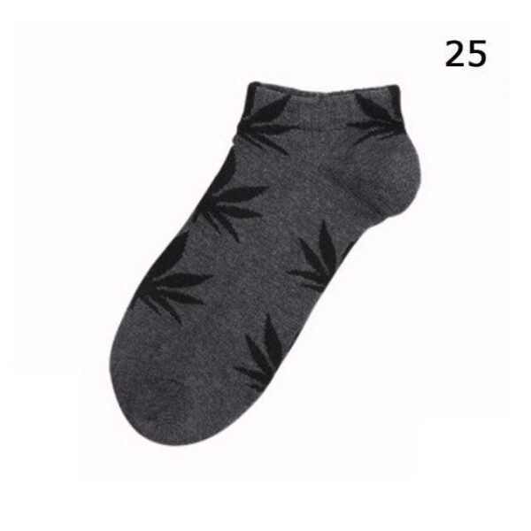 Kinky Cloth Socks Marijuana Leaf Short Socks