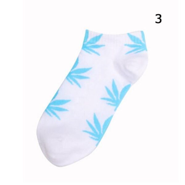 Kinky Cloth Socks Marijuana Leaf Short Socks