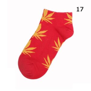 Kinky Cloth Socks Marijuana Leaf Short Socks