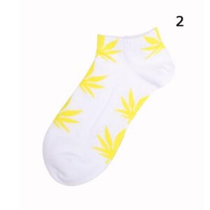 Kinky Cloth Socks Marijuana Leaf Short Socks