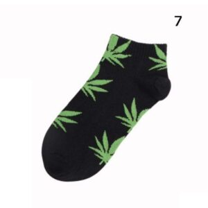 Kinky Cloth Socks Marijuana Leaf Short Socks