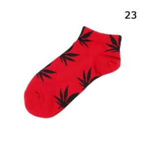 Kinky Cloth Socks Marijuana Leaf Short Socks